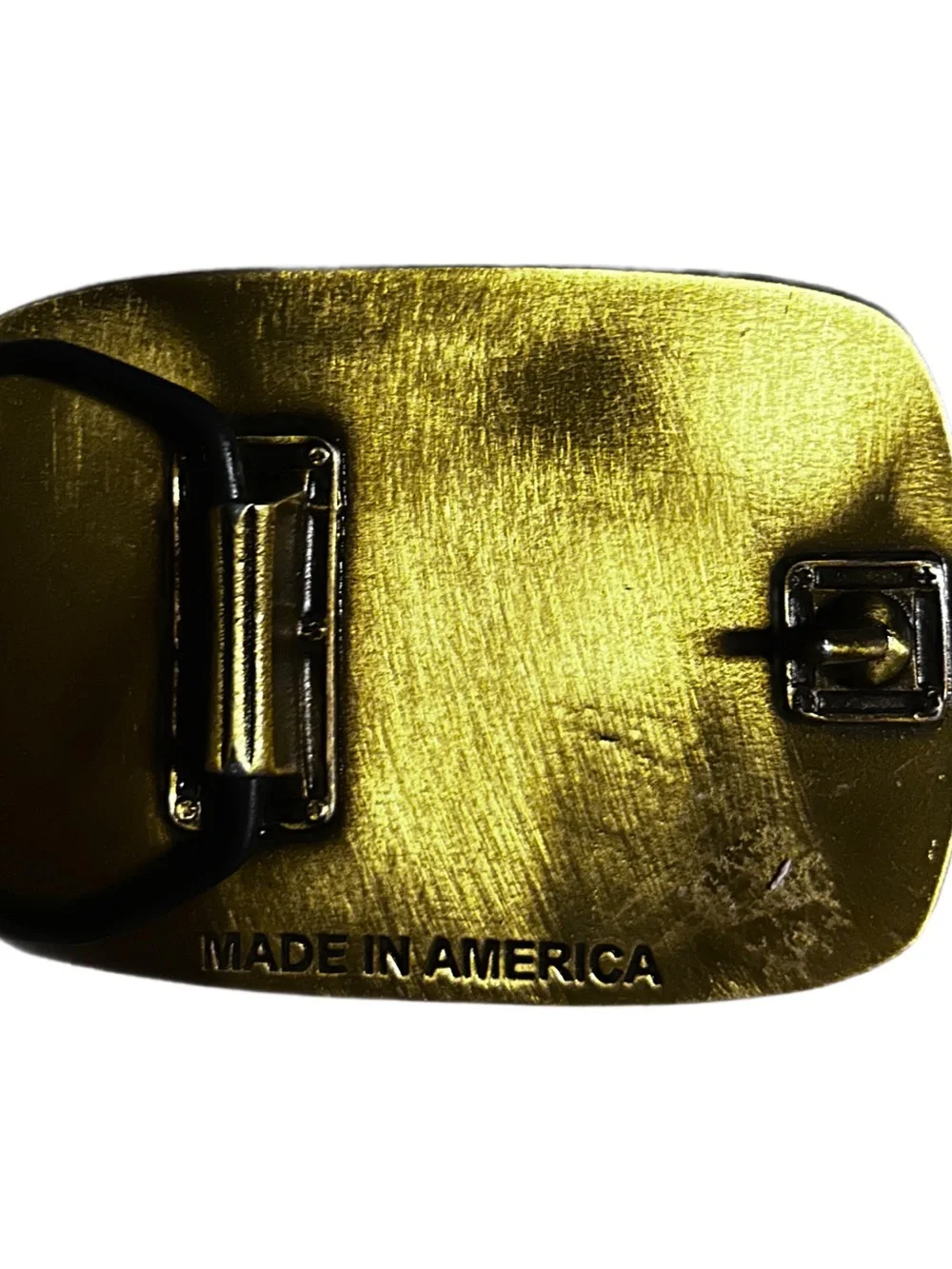 Kyle Busch's #18 M&M's NASCAR Multi-Colors ~ Gold Tone Metal Belt Buckle